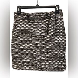 Ann Taylor LOFT Tweed Mini Skirt 00P | Classic Parisian Chic